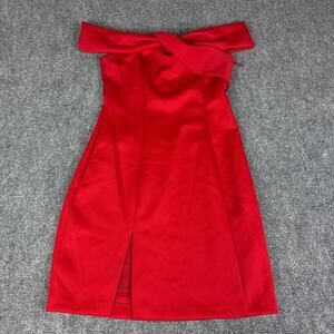red guess mini dress
